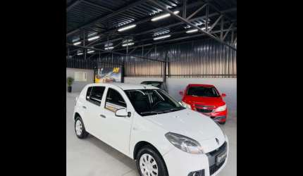 Renault sandero expression hi-flex 1.0 16v 5p  - branca - 2013/2014