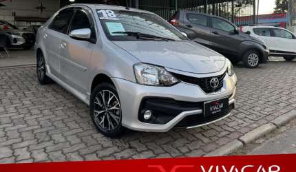 Toyota etios 2018 1.5 platinum sedan 16v flex 4p automático