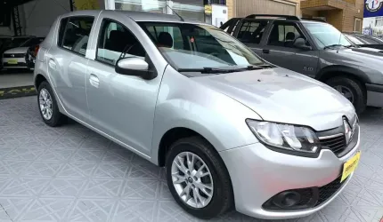 Renault sandero expression flex 1.0 12v 5p  - prata - 2019/2020