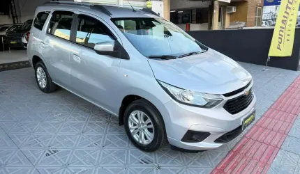 Chevrolet spin lt flex  automática   - prata - 2018/2019