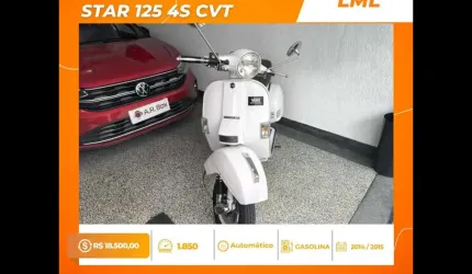 Lml star 125 4s cvt 2015 branca
