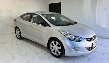 Hyundai elantra gls 1.8 automático com teto solar - prata - 2012/2013