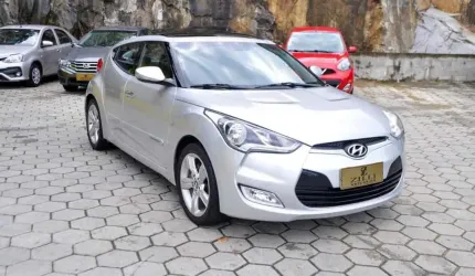 Hyundai veloster 1.6 at  - prata - 2012/2013