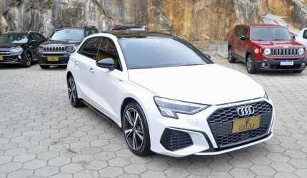 Audi a3 sportback 2.0 s-line turbo at (hibrido)  - branca - 2023/2023