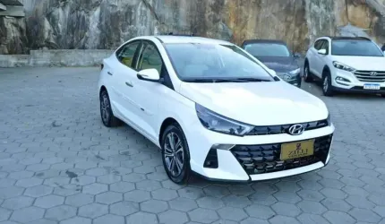 Hyundai hb20s platinum plus 1.0 turbo at  - branca - 2023/2024