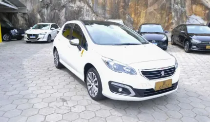 Peugeot 308 roland garros 1.6 thp at   - branca - 2017/2018
