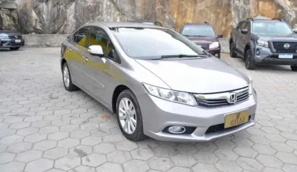 Honda civic lxr 2.0 at  - cinza - 2013/2014