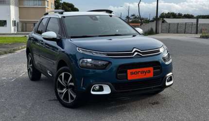 Citroën c4 cactus shine 1.6 turbo flex aut.  - azul - 2019/2019
