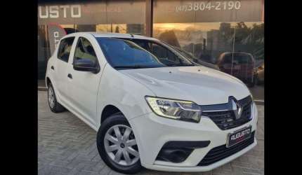 Renault sandero life10mt - branca - 2020/2021