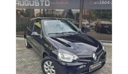 Renault clio rn/alizé/expr./1.0 hi-power 16v 5p  - preta - 2015/2016