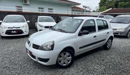 Renault clio hi-flex 1.0 16v 5p  - branca - 2011/2011