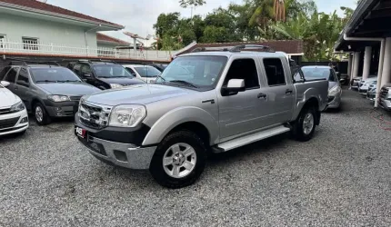 Ford ranger xlt 2.3 16v 150cv cd repower.  - prata - 2010/2011