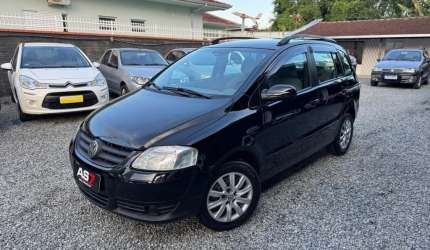 Volkswagen spacefox 1.6/ 1.6 trend total flex 8v 5p  - preta - 2008/2009