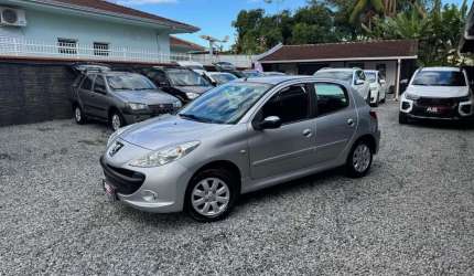 Peugeot 207 xr sport 1.4 flex 8v 5p  - prata - 2009/2010