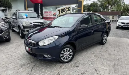 Fiat grand siena attrac. 1.4 evo f.flex 8v  - azul - 2014/2014