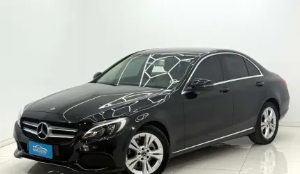 Mercedes-benz 2018 classe c 1.6 avantgarde turbo flex 4p com chave cópia e manual