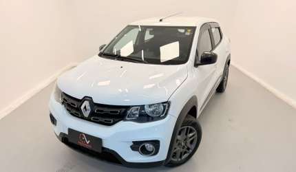 Kwid intense 1.0 flex 12v 5p mec.*banco de couro + media nave +ideal 99 ou uber*