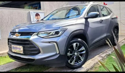 Chevrolet tracker tracker 1.2 turbo flex premier automático  2020/2021 - cinza - 2020/2021