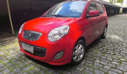 Kia picanto 1.0 ex 12v gasolina 4p manual  2010/2011 - vermelha - 2010/2011