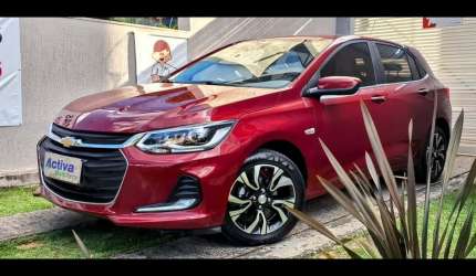 Chevrolet onix 1.0 turbo flex premier automático  2023/2023 - vermelha - 2023/2023