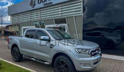 Ford ranger xlt 3.2 20v 4x4 cd diesel aut.  - prata - 2016/2017