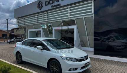 Honda civic lxr - branca - 2013/2014