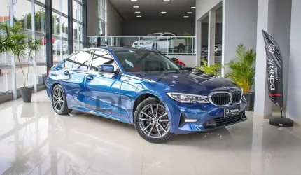 Bmw 320i 2.0 turbo/activeflex 16v/gp  4p  - azul - 2021/2021