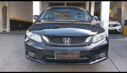Honda civic lxr - preta - 2015/2015