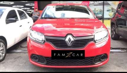 Renault sandero auth 10 - vermelha - 2018/2019