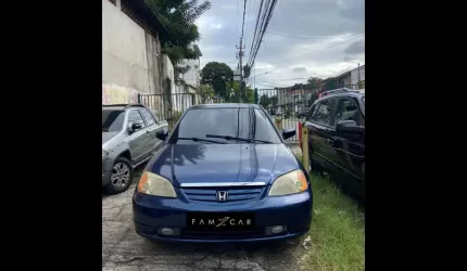 Honda civic lx - azul - 2002/2002