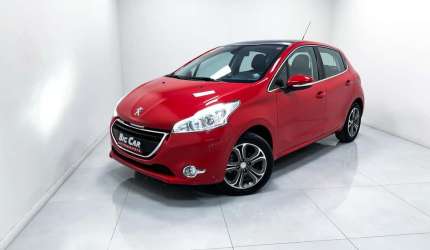 Peugeot 208 griffe 1.6 flex 16v 5p aut.  - vermelha - 2015/2016