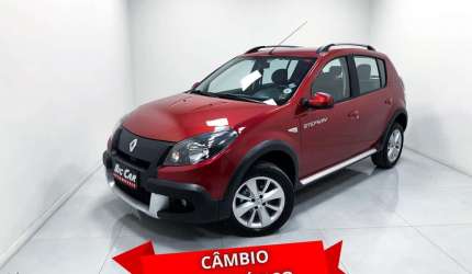 Renault sandero stepway hi-flex 1.6 16v  aut.  - vermelha - 2014/2014