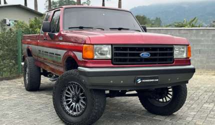 Ford f-1000  super série ce diesel 3.9 - vermelha - 1995/1995