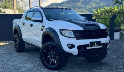 Ford ranger  limited 3.2 4x4 cd diesel aut. - branca - 2014/2015