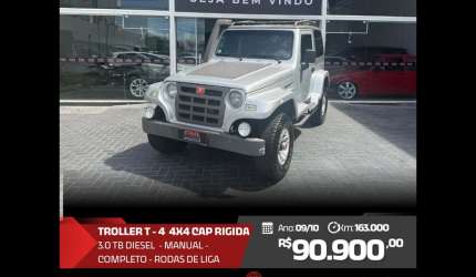 Troller t4 tx4 4x4 3.0 tb int. cap. rígida diesel