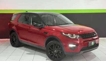 Land rover discovery sport hse 2.0 4x4 diesel aut.  - vermelha - 2017/2017
