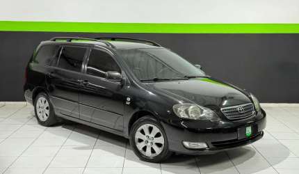Toyota corolla fielder sw 1.8/1.8 xei flex aut.  - preta - 2007/2008