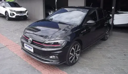 Volkswagen virtus gts 1.4 turbo tsi automático + borboleta flex 2020/2021 preto