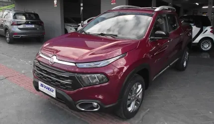 Fiat toro volcano 2.4 automático + borboleta flex 2019/2020 vermelho
