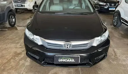 Honda civic lxcivic lxs - preta - 2012/2013