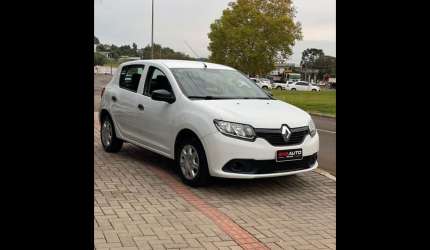 Renault sandero auth 10 - branca - 2018/2019