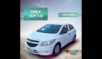 Chevrolet onix hatch joy 1.0 8v flex 5p mec. - branca - 2018/2018