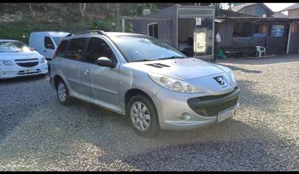 Peugeot 207 sw / xr s - prata - 2009/2010