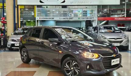 Chevrolet onix 1.0 turbo lt manual - cinza - 2023/2024