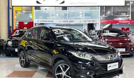 Honda hr-v ex 1.8 flex cvt - ar digital/multimídia - preta - 2021/2021