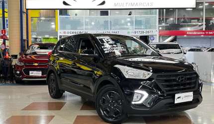Hyundai creta attitude 1.6 automático - preta - 2019/2019