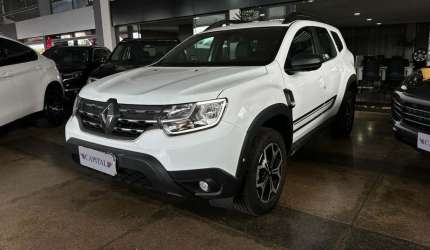 Renault duster 1.6 16v sce flex iconic x-tronic - branca - 2022/2023