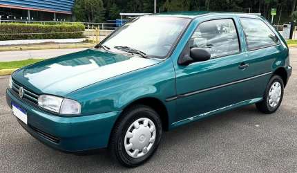 Volkswagen gol 1.6 cli verde 8v manual 1996 2 portas completo