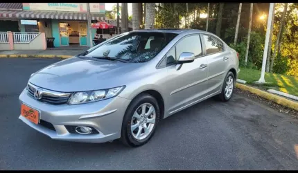 Honda civic exr - prata - 2014/2014