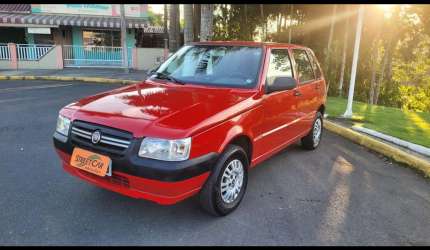 Fiat mille uno  economy - vermelha - 2012/2012